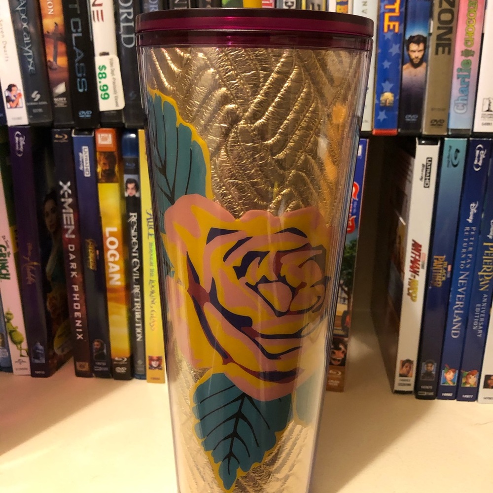 NWT Starbucks fall 2020 Gold quilted tumbler
